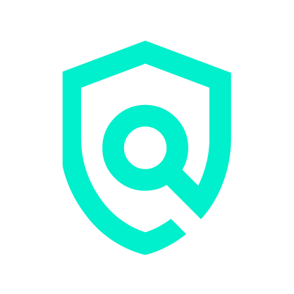 Shield and magnifying glass icon